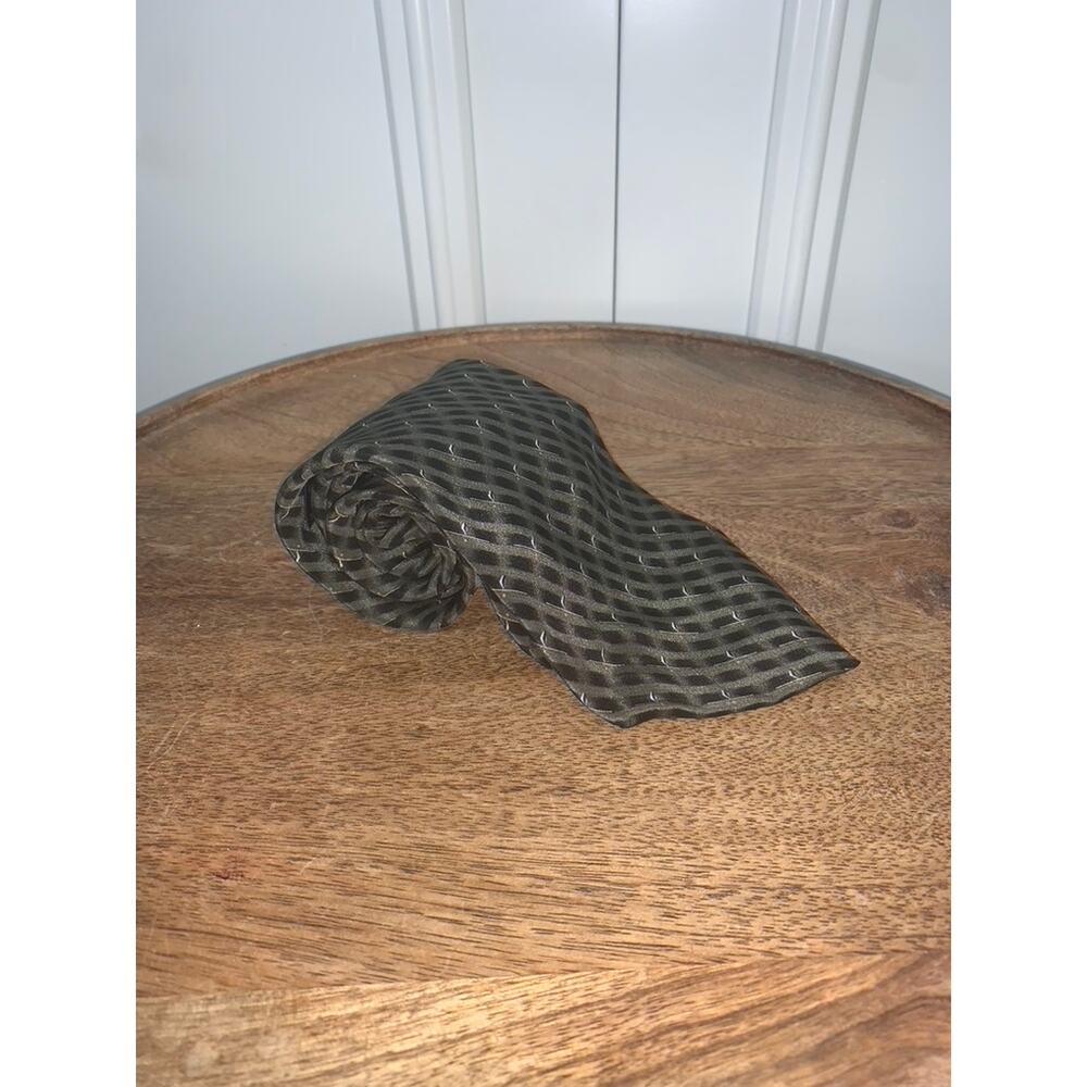 Executive Collection Men's Multicolor Geometric‎ Silk Tie